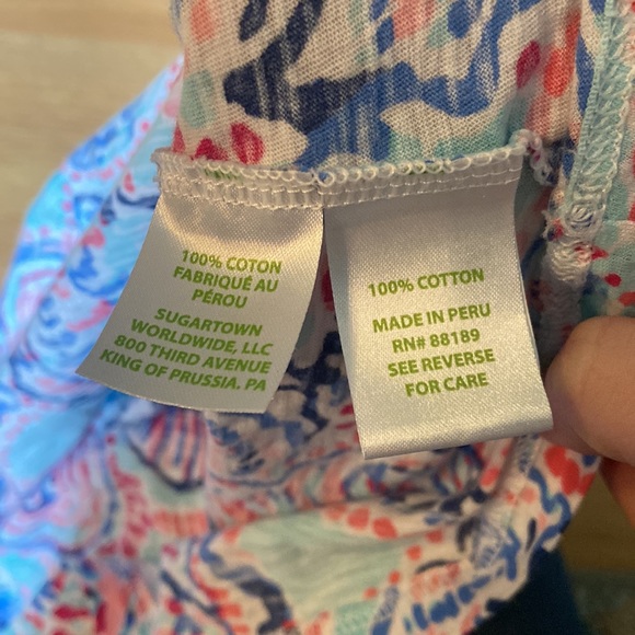 Lily Pulitzer Shell Me About It Ruffle Strapless Top - Picture 4 of 4